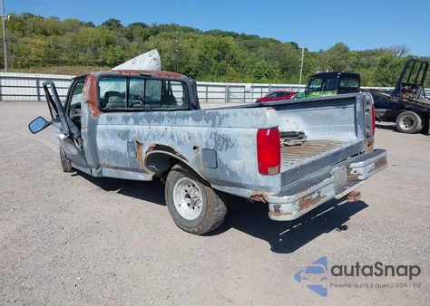 1992 Ford F150 из США, поврежденный, VIN 1FTEF14Y7NPA36812